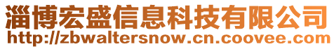 淄博宏盛信息科技有限公司