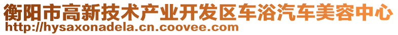 衡陽(yáng)市高新技術(shù)產(chǎn)業(yè)開(kāi)發(fā)區(qū)車(chē)浴汽車(chē)美容中心