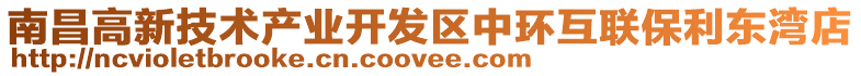 南昌高新技術(shù)產(chǎn)業(yè)開發(fā)區(qū)中環(huán)互聯(lián)保利東灣店