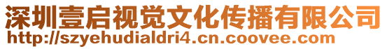 深圳壹啟視覺文化傳播有限公司