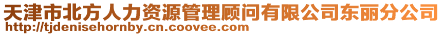 天津市北方人力資源管理顧問(wèn)有限公司東麗分公司