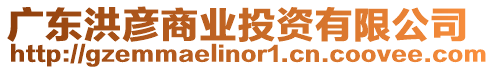 廣東洪彥商業投資有限公司