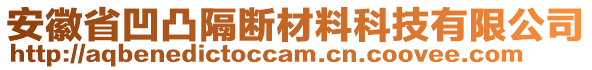 安徽省凹凸隔斷材料科技有限公司