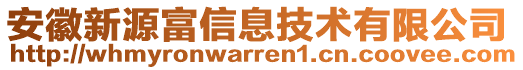 安徽新源富信息技術(shù)有限公司