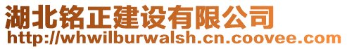 湖北銘正建設有限公司