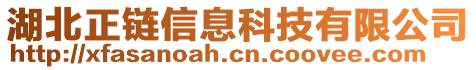 湖北正鏈信息科技有限公司