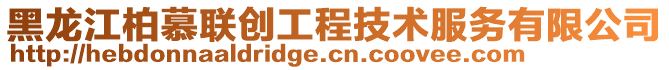 黑龍江柏慕聯(lián)創(chuàng)工程技術(shù)服務(wù)有限公司