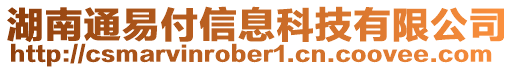 湖南通易付信息科技有限公司