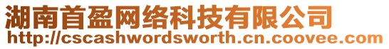 湖南首盈網(wǎng)絡(luò)科技有限公司