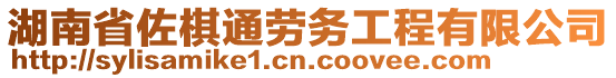 湖南省佐棋通勞務工程有限公司