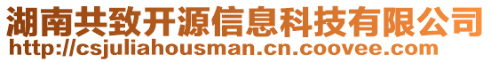 湖南共致開源信息科技有限公司