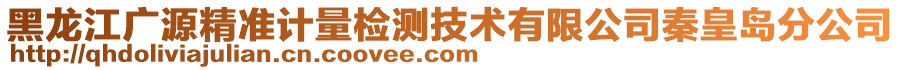 黑龍江廣源精準(zhǔn)計量檢測技術(shù)有限公司秦皇島分公司