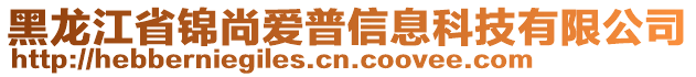 黑龍江省錦尚愛(ài)普信息科技有限公司