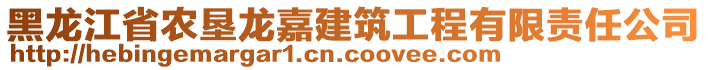 黑龍江省農(nóng)墾龍嘉建筑工程有限責(zé)任公司