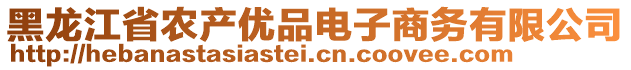 黑龍江省農產優(yōu)品電子商務有限公司