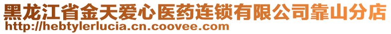 黑龍江省金天愛心醫(yī)藥連鎖有限公司靠山分店