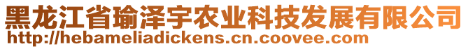 黑龍江省瑜澤宇農(nóng)業(yè)科技發(fā)展有限公司