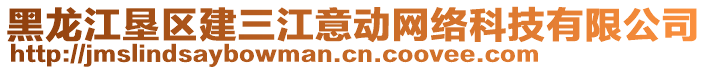 黑龍江墾區(qū)建三江意動網(wǎng)絡科技有限公司