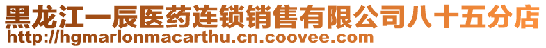 黑龍江一辰醫(yī)藥連鎖銷(xiāo)售有限公司八十五分店