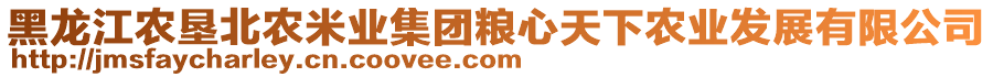 黑龍江農(nóng)墾北農(nóng)米業(yè)集團糧心天下農(nóng)業(yè)發(fā)展有限公司