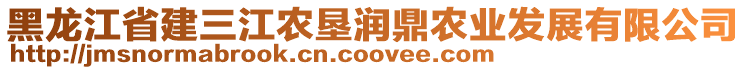 黑龍江省建三江農(nóng)墾潤鼎農(nóng)業(yè)發(fā)展有限公司