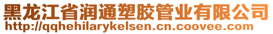 黑龍江省潤通塑膠管業(yè)有限公司