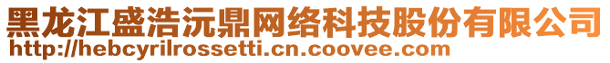 黑龍江盛浩沅鼎網絡科技股份有限公司