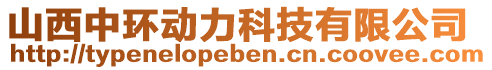 山西中環(huán)動力科技有限公司