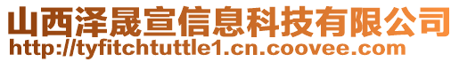 山西澤晟宣信息科技有限公司