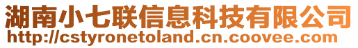 湖南小七聯(lián)信息科技有限公司