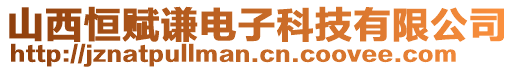 山西恒賦謙電子科技有限公司