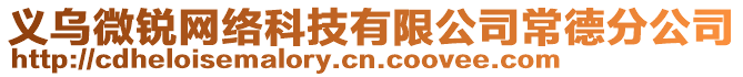 義烏微銳網絡科技有限公司常德分公司