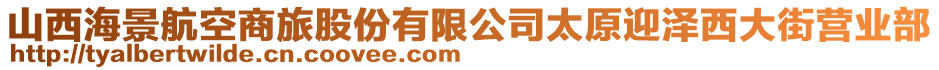 山西海景航空商旅股份有限公司太原迎澤西大街營(yíng)業(yè)部