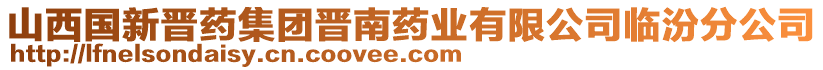 山西國新晉藥集團晉南藥業(yè)有限公司臨汾分公司