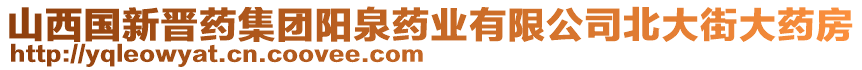 山西國新晉藥集團陽泉藥業(yè)有限公司北大街大藥房