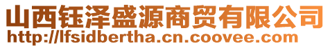 山西鈺澤盛源商貿(mào)有限公司