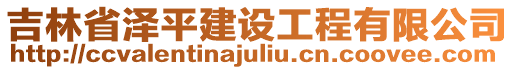 吉林省澤平建設工程有限公司