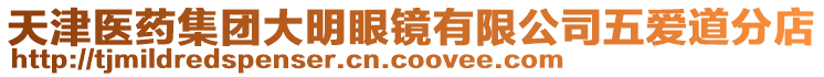 天津醫(yī)藥集團大明眼鏡有限公司五愛道分店