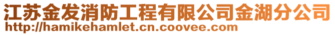 江蘇金發(fā)消防工程有限公司金湖分公司