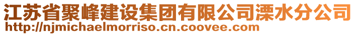 江蘇省聚峰建設(shè)集團(tuán)有限公司溧水分公司