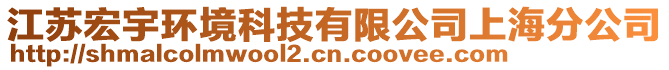 江蘇宏宇環(huán)境科技有限公司上海分公司