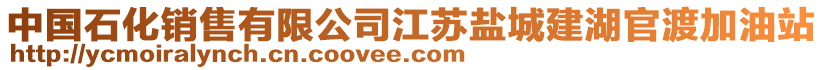 中國(guó)石化銷售有限公司江蘇鹽城建湖官渡加油站