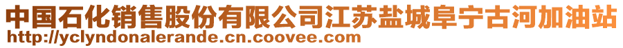 中國石化銷售股份有限公司江蘇鹽城阜寧古河加油站