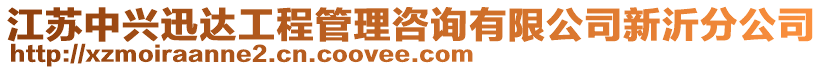 江蘇中興迅達工程管理咨詢有限公司新沂分公司