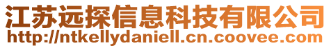 江蘇遠探信息科技有限公司