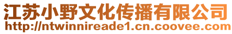 江蘇小野文化傳播有限公司