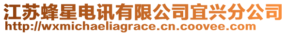 江蘇蜂星電訊有限公司宜興分公司