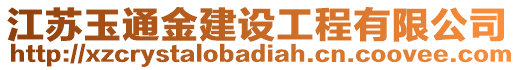 江蘇玉通金建設(shè)工程有限公司