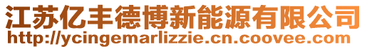 江蘇億豐德博新能源有限公司