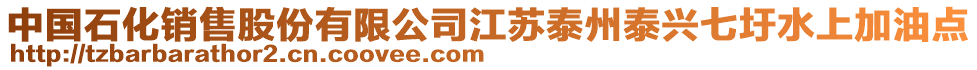 中國石化銷售股份有限公司江蘇泰州泰興七圩水上加油點(diǎn)